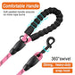 BARKBAY Dog Leashes for Large Dogs Heavy Duty Dog Leash 4/5/6 FT with Comfortable Padded Handle and Highly Reflective Threads for Medium Large Dogs