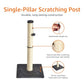 Basics Cat Scratching Post for Indoor Cats & Kittens, Medium (31.5"H), Cat Furniture with Dangling Ball Toy, Grey