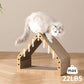 FUKUMARU Cat Scratcher House, Cozy Cardboard Design, Safe and Secure for Kittens, Eco-Friendly, 16.14 in Bevelled Surface, Maximum Load Capacity 22 Lbs