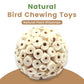 4PCS Bird Toys Sola Balls 2.36'' - Bird Foraging Toy, Sola Atta Ball, Parrot Chew Shred Toy for Sharpening Claws & Beaks for Cockatiel, Parakeets, Conure, Love Birds, Budgie and Small Birds