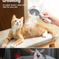 Cat Steam Brush, Brushes for Indoor Cats with Release Button, Dual Speed Spray USB Rechargeable Grooming Supplies, Cat Brush for Shedding Suitable for All Long-haired and Short-haired Pets