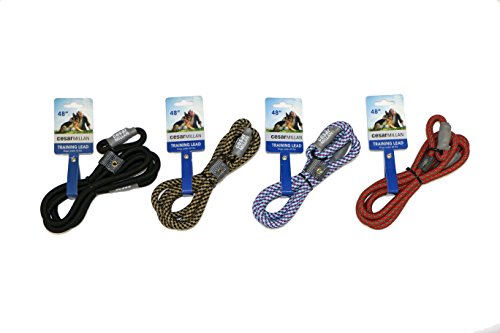 Cesar Millan Slip Lead Leash™ - 2-in-1 Slip Collar Dog Training Lead & Collar | Heavy Duty Durable Weatherproof Rope Leash, No Pull Training | Length