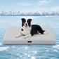 ZOMISIA Cooling Dog Bed for Crate, Q-Max>0.5 Cooling Mat with Removable Washable Cover, Orthopedic Egg Crate Foam Summer Pad for Extra Large Dogs