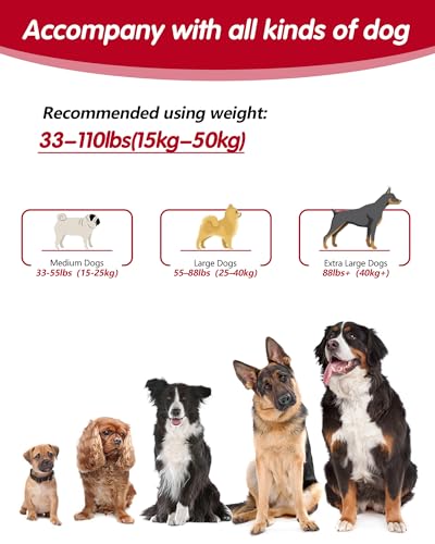 Hands Free Dog Leash, Multifunctional Crossbody Dog Leash, 5.9-9.5Ft Long Waist Belt with Car Safety Buckle and Double-Sided Reflective Stitches for