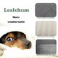 Lealchum Dog Car Seat Up to 55lb,2 Clip-On Safety Adjustable Leashs Car Dog Bed for 2 Small Dogs,Fully Detachable and Washable Pet Car Seat with 2