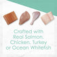 Purina Fancy Feast Tender Ocean Whitefish, Turkey, Chicken and Salmon Feasts Wet Kitten Food Variety Pack - (Pack of 24) 3 oz. Boxes