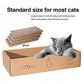 4 Packs in 1 Cat Scratch Pad with Box, Cat Scratcher Cardboard,Reversible,Durable Recyclable Cardboard, Suitable for Cats to Rest, Grind Claws and Play with Scratch Box