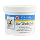 Miracle Care Eye Wash Pads, 90 Single Use Pre-Soaked Pads to Gently Clean and Soothe Dog and Cat Eyes; Non Stinging Formula to Remove Eye Debris