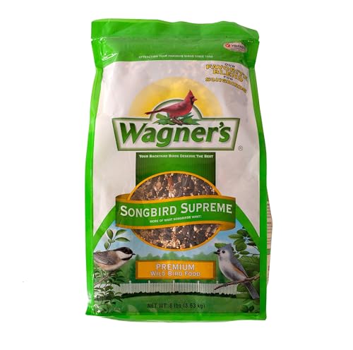 Wagner's 62042 Songbird Supreme Blend Wild Bird Food, 8-Pound Bag