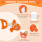 Squeaky Dog Toys, Durability Interactive Tug of War Puppy Toys for Indoor and Outdoor Play - Stuffed Pet Dog Toys with Soft Fabric Suitable for