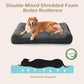 JOEJOY XL Orthopedic Dog Beds Large Sized Dog, Extra Thick Supportive Big Dogs Couch Bed with Sides, Ultra Soft Pet Bed Sofa for Large Dogs, Grey, 42''x30''