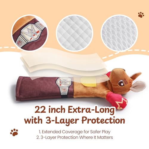 Cat Wrestling Glove, 22 inch Cat Puppet Wrestler with 5 Catnip Pouches & 3 Layer Resistant Protection, Interactive Cat Toy with Treat Pocket for