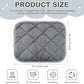 4 Pack Self Heating Cat Pad Self Warming Dog Mat Reflects Body Heat Extra Warm Thermal Pet Pad Washable Dog Cat Bed Crate Bed Mat Blanket(Gray,16 x 20 Inch)