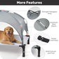 Heeyoo Elevated Dog Bed with Removable Canopy, Portable Dog Cot with Sun Protection Shade Tent, Raised Pet Cooling Cot Bed for Dogs, 42in