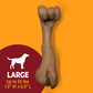 Nylabone Strong Chew Femur Bone Dog Toy Made with Real Bison & Venison, Durable Chew Toys for Aggressive Chewers, Long Lasting Dog Bone, Keeps Dogs