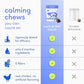 Native Pet Calming Chews for Dogs - Promotes Calming Effect, Supports Emotional Balance & Reduces Hyperactivity - Hemp Seed, Melatonin for Dogs, L-Theanine & Casein - 30 Chews