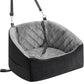 Dog Car Seat for Small Dogs Up to 30 Lbs, Pet Travel Safety Bed for Puppy Cat, Fits in Front/Back Seat, Anti Slip Base, Fully Detachable Washable