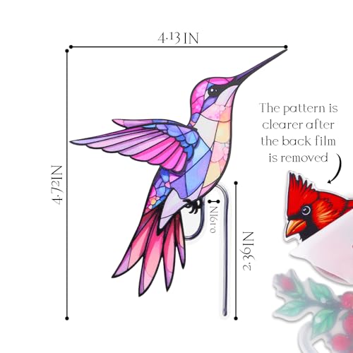 Hummingbird Gifts for Women, Hanging Plant Planter for Indoor Outdoor Garden, Mothers Day Birthday Gifts for Mom Grandma from Daughter Son, Bird Lover Plant Pots Accessories