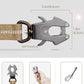 Joytale Tactical Dog Leash Heavy Duty, 4-6FT Shock Absorbing Bungee Lead with 2 Padded Handle, Metal Carabiner Clip, Car Seatbelt, Strong No Pull