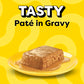 Temptations Pate in Gravy Adult Wet Cat Food Tasty Chicken Entree, Seafood Medley, Backyard Cookout, and Catnip Fever, 3.5 oz. Trays (36 Count, Pack