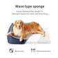 Orthopedic Dog Beds Medium Sized Dog, Durable Egg Crate Foam Sofa Dog Bed with Washable Removable Cover, Waterproof Lining, Pet Beds for Medium Dogs, Navy
