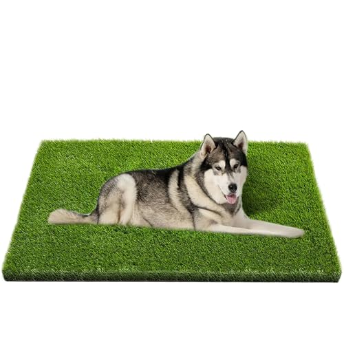 CooZero Artificial Grass, 47.3"x31.5" Professional Dog Grass Mat, Potty Training Rug and Replacement Turf Outdoor Rug Patio Lawn Decoration, Easy to