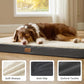 Bedsure Dog Beds Large Sized Dog - Comfy Flat Pet Beds with Removable Washable Cover, Orthopedic Egg Crate Foam Puppy Mat, Suitable for Pet Up to 65 lbs