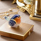 Robin Bird Jewelry Trinket Boxes Hinged Ring Box.Collectible Bird Figurines Home Decor Gifts for Women.Necklace Rings Earrings Organizer.