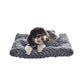 Basics Cat and Dog Bed and Crate Pad, Machine Washable, Indoor, 23 x 18 x 2.5 inches, Gray