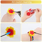 38 Pcs 3 Size Hummingbird Feeder Cleaning Brush Mini Nylon Tube Brush with 16 Flowers Bird Replacement Parts Double Headed Brushes for Bottle Feeding Holes Replacement(Black)