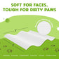 Lick-Safe Daily Pet Wipes for Dogs & Cats - Vet-Approved & Hypoallergenic - Cleans Mud, Odor & Dander - Wipes for Paws, Face & Butt - 10% to Charity - Earth-Friendly & Unscented Cleaning - Pack of 100