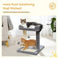 PAWZ Road Cat Scratching Post Bed, Small Cat Tree Tower with Cat Scratcher Pad Large Top Removable Bed with Play Ball Great for Kittens and Cats