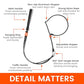 HowGo Slip Lead Dog Leash, 360°Swivel Anti-Tangle (Black 5.5FT) | Traffic Hanldes Heavy-Duty Tranning Fur Stuck Free,Lightweight Aluminum