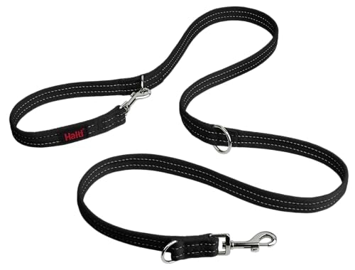 Halti Training Leash - Multifunctional Double-Ended Dog Leash, Ideal for Anti-Pulling Dog Training. Lightweight, Soft & Durable. Suitable for Medium