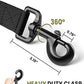 OutdoorMaster Bungee Dog Leash, Heavy Duty Dog Leash with Shock Absorption, 2 Padded Handles Training Leash, Improved Dog Safety and Comfort - Black