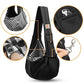 Tomkas Small Dog Sling Carrier - Classic Pocket & Classic Strap - Wrap Carrier - for 3-10 lbs Pets(Black)