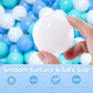 MoonxHome Ball Pit Balls for Toddlers, BPA Free Crush Proof Plastic Toy Balls for Ball Pit, Children's Pool Water Toys, Macaron Ocean Balls for Play