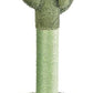 Basics Cat Scratcher - Indoor Cactus Single Cat & Kittens Scratching Post with Dangling Ball, Medium (25.6" H) - Green