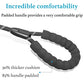 Double Dog Leash with Two Extra Traffic Handles, 360 Swivel No Tangle Dual Dog Walking Leash, Comfortable Shock Absorbing Reflective Bungee for Two