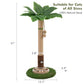 Cat Scratching Post 35'' Tall Cat Scratcher Tree Tower Scratching Posts for Indoor Cats with Cat Toy Mouse Hole and Interactive Wooden Ball for Kittens Adults Cats
