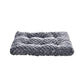 Basics Cat and Dog Bed and Crate Pad, Machine Washable, Indoor, 23 x 18 x 2.5 inches, Gray