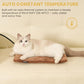 Pet Heating Pad for Cats Dogs Indoor & Sheltered Outdoor Waterproof Heated Cat Bed Heated Dog Bed Chew Resistant Cord Constant Temperature Brown 16 x 13 Inch