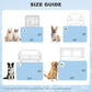 ZOMISIA Cooling Blanket for Medium Dogs - Lightweight Dog Cooling Mat with Breathable Air-Core Fill, Cold Pet Throw Blanket Washable for Summer, Soft