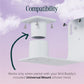 Birdbuddy Wall Mount - Versatile Bird Feeder Wall Mount for Wall & Fences - Durable, Weather-Proof Heavy Duty and Secure & Stylish Outdoor Feeder