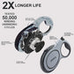 PINA Upgraded Retractable Dog Leash, 26 ft Dog Leash for Small Medium Large Dogs Up to 110lbs, Heavy Duty Reflective Nylon Tape 360° Tangle-Free