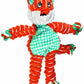 KONG Floppy Knots - Knotted Rope Dog Toy Entices Play - Tug Toy Satisfies Natural Instincts - Dog Supplies with Floppy Design & Minimal Stuffing - Fox, for Medium/Large Dogs