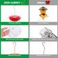 FEED GARDEN Hummingbird Feeders for Outdoors, 2 Pack 16oz Leak-Proof Dish-Style Nectar Feeder Built-in Ant Moat, 5 Feeding Ports, Wide Mouth Easy Clean, BPA-Free Garden Décor Gifts