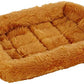 MidWest Homes for Pets QuietTime XXS Dog Bed – Cinnamon Faux Fur Bolster, Ultra-Soft and Machine Washable, Fits 18-Inch Crates and Carriers, for Small Dogs and Cats