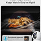 Security Camera 2K, blurams Baby Monitor Dog Camera 360-degree for Home Security w/Smart Motion Tracking, Phone App, IR Night Vision, Siren, Works with Alexa & Google Assistant & IFTTT, 2-Way Audio