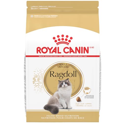 Royal Canin Feline Breed Nutrition Ragdoll Adult Dry Cat Food, 7 lb Bag